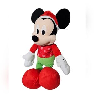 Disney Mickey Mouse Christmas Holiday Sweater Giant‎ 22" Large Plush Toy Store